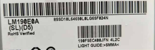 全新原装19寸LM190E0A-SLD5 SLD1 SLA1 SLC1 LM190E0C-SLA1液晶屏
