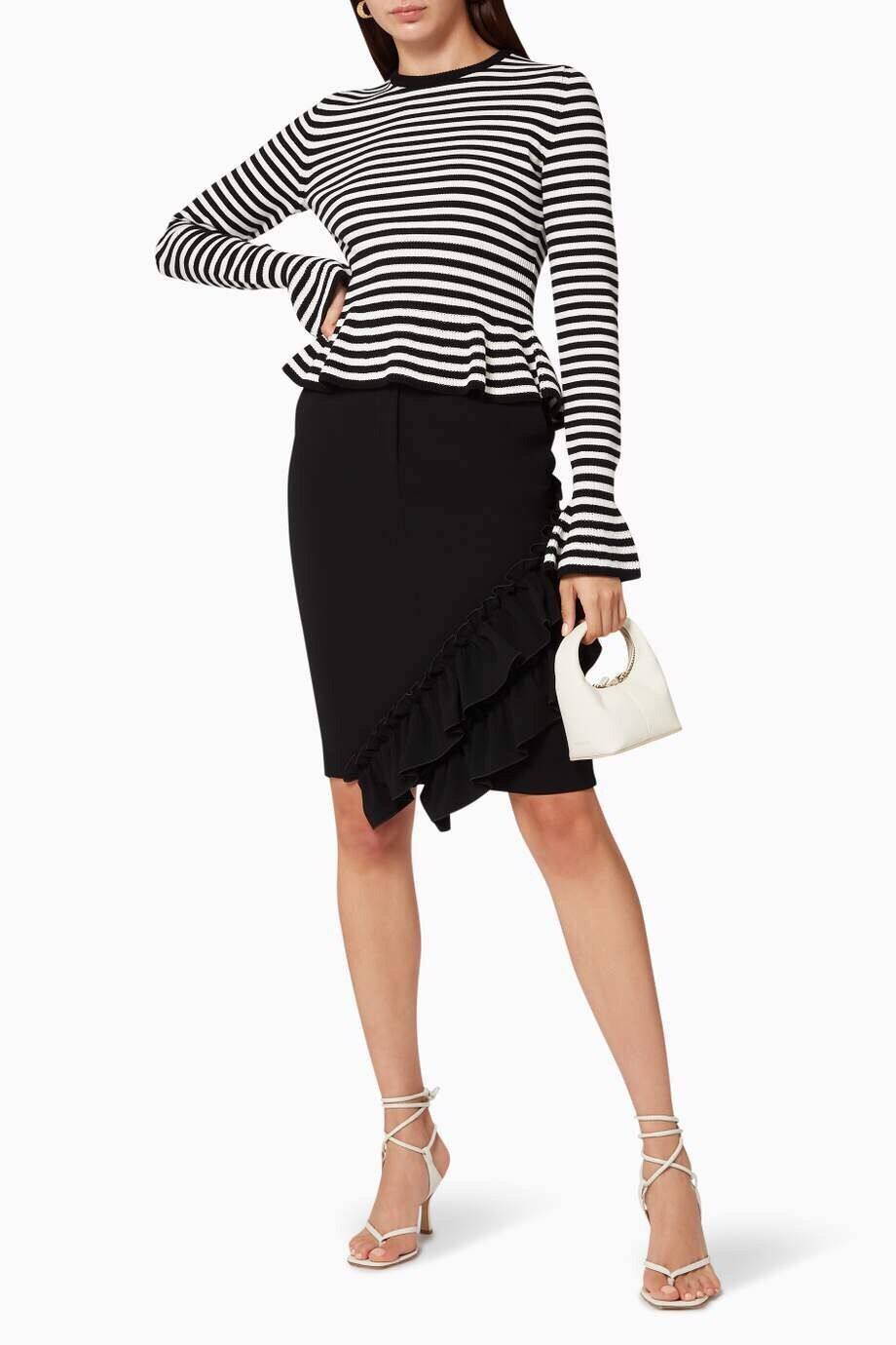 M* eles ruffled cady pencil skirt 垂饰三醋酸混织甜美半身裙|ruв категории Женская одежда, юбка - от Buy2taobao.com для оказания профессиональной услуги покупки агента Taobao