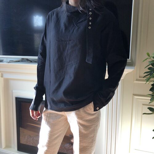 宽身甜美简约TOPS上衣