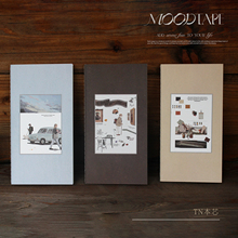 moodtape手帐本TN本芯子替芯笔记旅行日程本空白方格点阵2件包邮