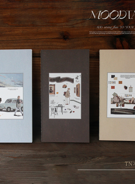 moodtape手帐本TN本芯子替芯笔记旅行日程本空白方格点阵2件包邮