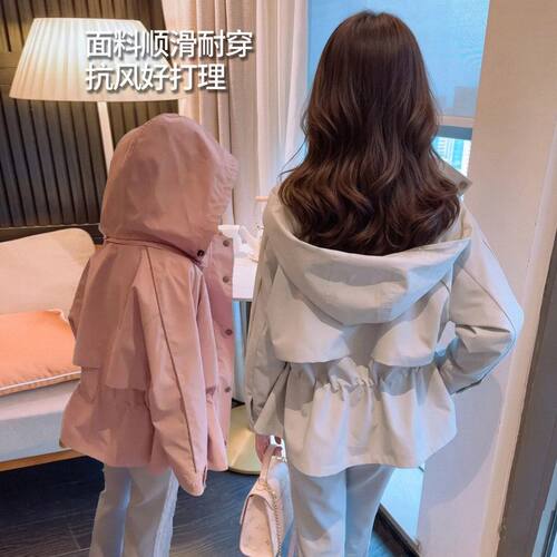 三合一酷飒女童冲锋衣2026秋冬新款三防女童冲锋衣外套儿童外套