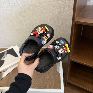 夏季 拖鞋 男童户外透气凉鞋 女童软底沙滩鞋 涉水溯溪鞋 儿童洞洞鞋