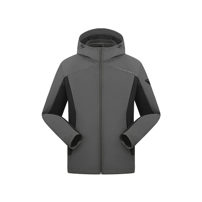 探路者软壳外套男女 23秋冬新款防泼水徒步外套TAEEAL91231/92232