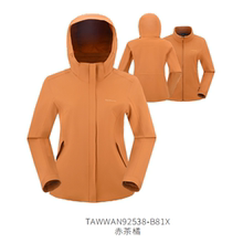 探路者三合一冲锋衣女 25新款户外防风防水保暖登山服TAWWAN92538