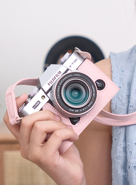 富士XT30三代保护套二代真皮相机包底座配件xs20xt50xm5x100vixe5