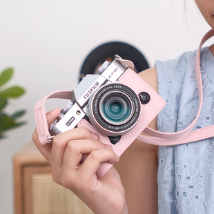 富士XT30三代保护套二代真皮相机包底座配件xs20xt50xm5x100vixe5