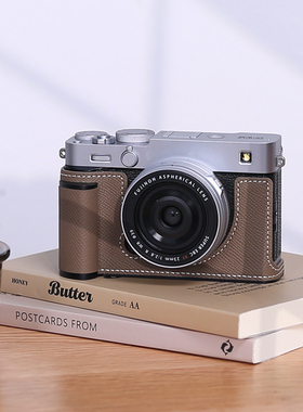 富士XE5保护套配件手柄皮套真皮相机包