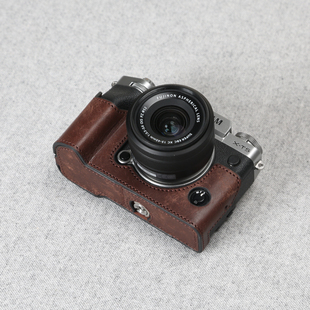 富士xt5保护套真皮磨砂复古植鞣牛皮皮套壳配件