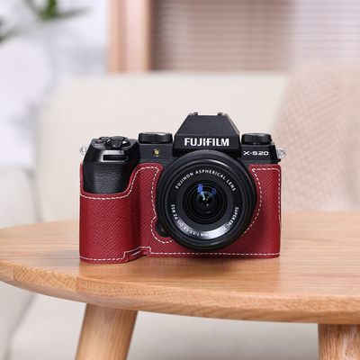 适用富士XS20等相机真皮保护套