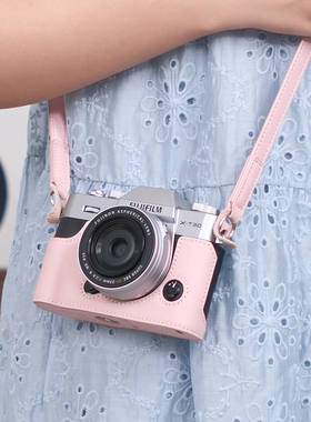 富士XT30三代保护套二代真皮相机包底座配件xs20xt50xm5x100vixe5