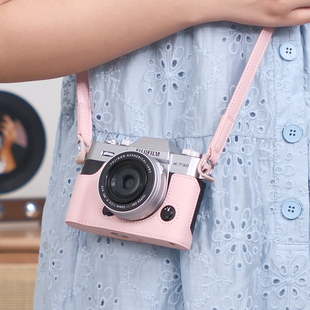 富士XT30三代保护套二代真皮相机包底座配件xs20xt50xm5x100vixe5