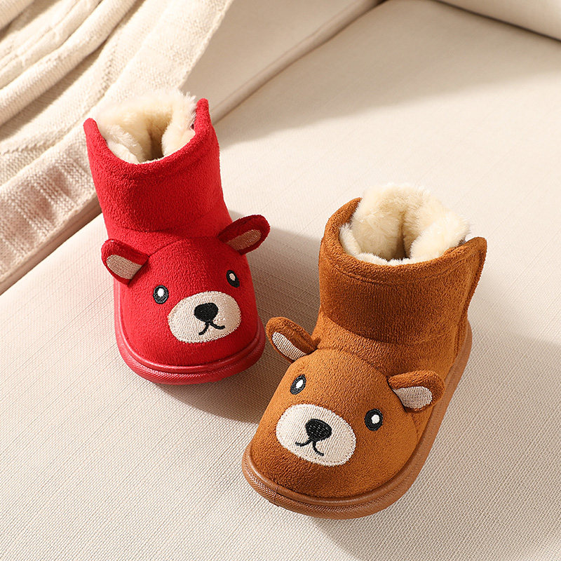 男宝宝棉鞋冬加绒加厚女小童防滑雪地靴室内外软底毛毛鞋高帮短靴,童鞋/婴儿鞋/亲子鞋,棉鞋,淘宝优惠券,粉丝福利购,淘宝优惠卷