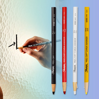 sharpie陶瓷金属玻璃记号笔蜡笔