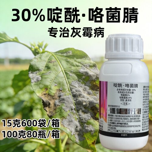 30%啶酰咯菌腈杀菌剂番茄灰霉病啶酰菌胺咯菌腈农药灰霉病杀菌剂