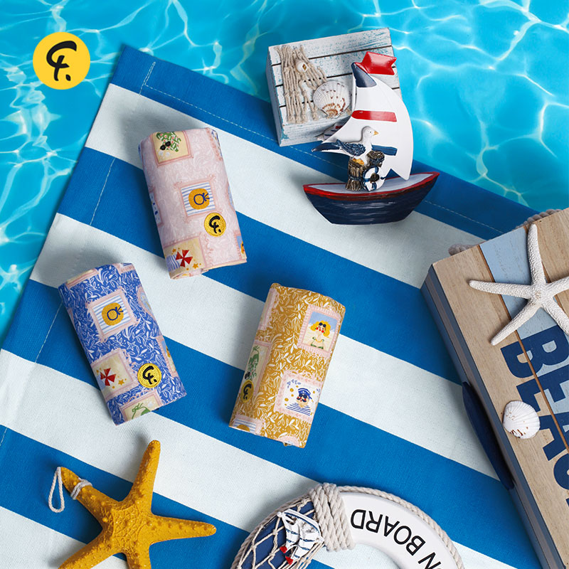 法然无檐帽印花手术帽男女夏季