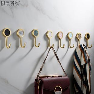 创意挂钩免打孔墙上挂衣钩房间门后衣服衣帽钩轻奢壁挂钩无痕