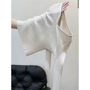 秋冬季新款v领紧身长袖打底针织衫上衣修身短款小个子内搭毛衣女