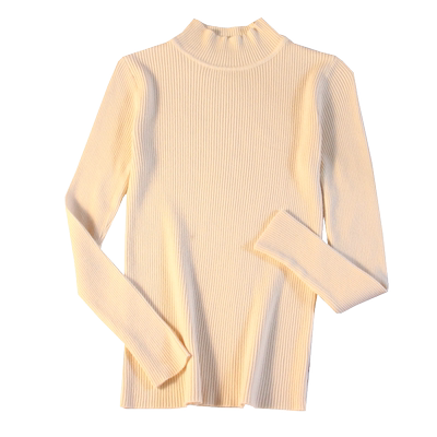 修身洋气半高领内搭长袖针织衫