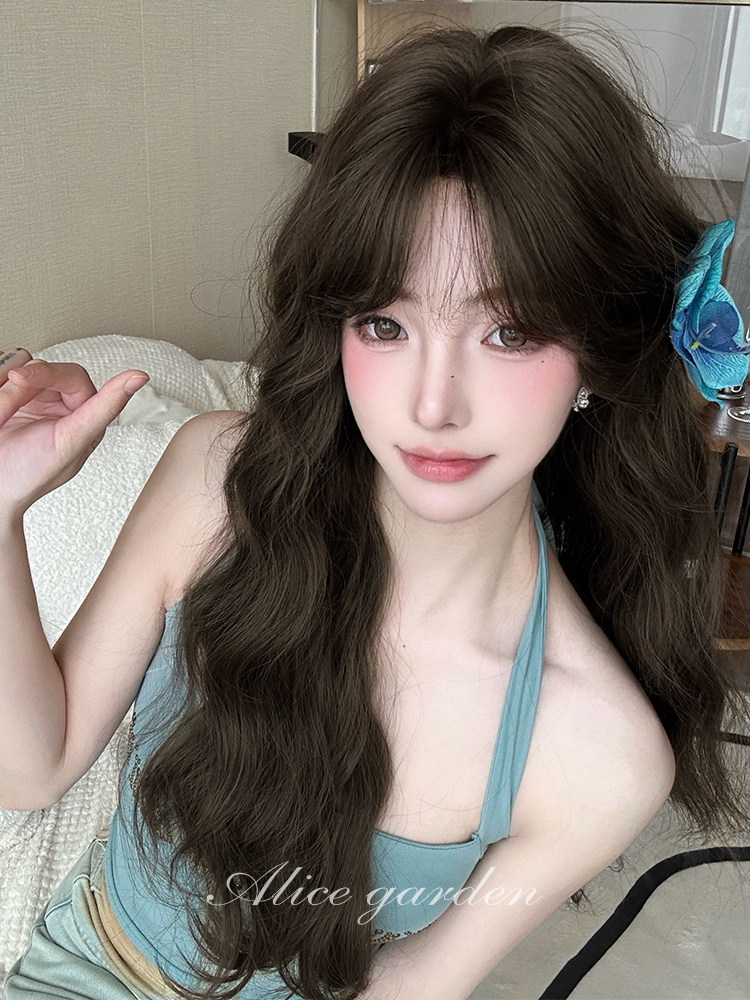 流行的洛丽塔·赫本的猫减龄中分长卷发Jk整脸全头饰,模玩/动漫/周边/娃圈三坑/桌游,lolita洛丽塔假发,淘宝优惠券,粉丝福利购,淘宝优惠卷