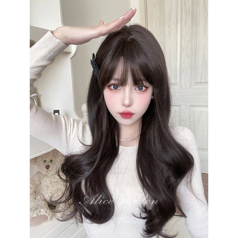 Alicegarden高温丝齐刘海长卷发
