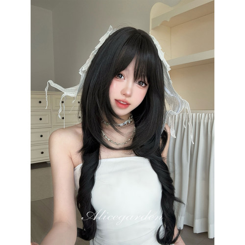 漫感少女风日常水母头jk头套