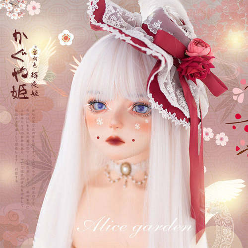 alicegarden假发女网红原宿白色