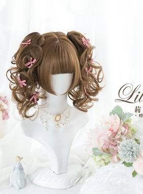 Alicegarden日常原宿Lolita假发《Lilith》双虎口夹齐刘海假发女