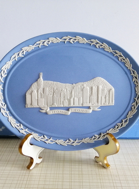 英国wedgwood浮雕陶瓷纪念盘