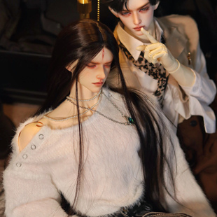 龙屿 特四娃头 原创BJD 进口双抗树脂翻模 小羊失眠自制