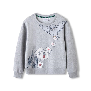 断码130儿童加绒卫衣中小童圆领套头上衣秋装男童女童休闲薄绒衫