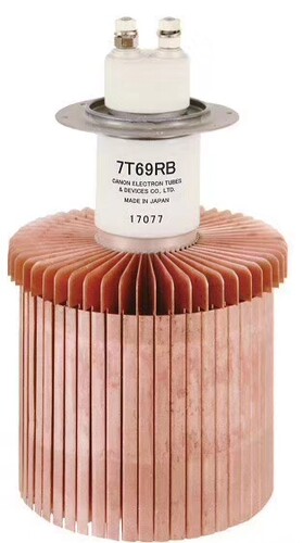 日本佳能CANON东芝电子管7T69RB 8KW送信振荡管 现货销售可直拍