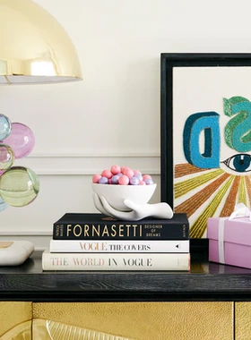 深海吧 eve镀金手装饰碗Jonathan Adler轻奢现代客厅陶瓷摆件送礼