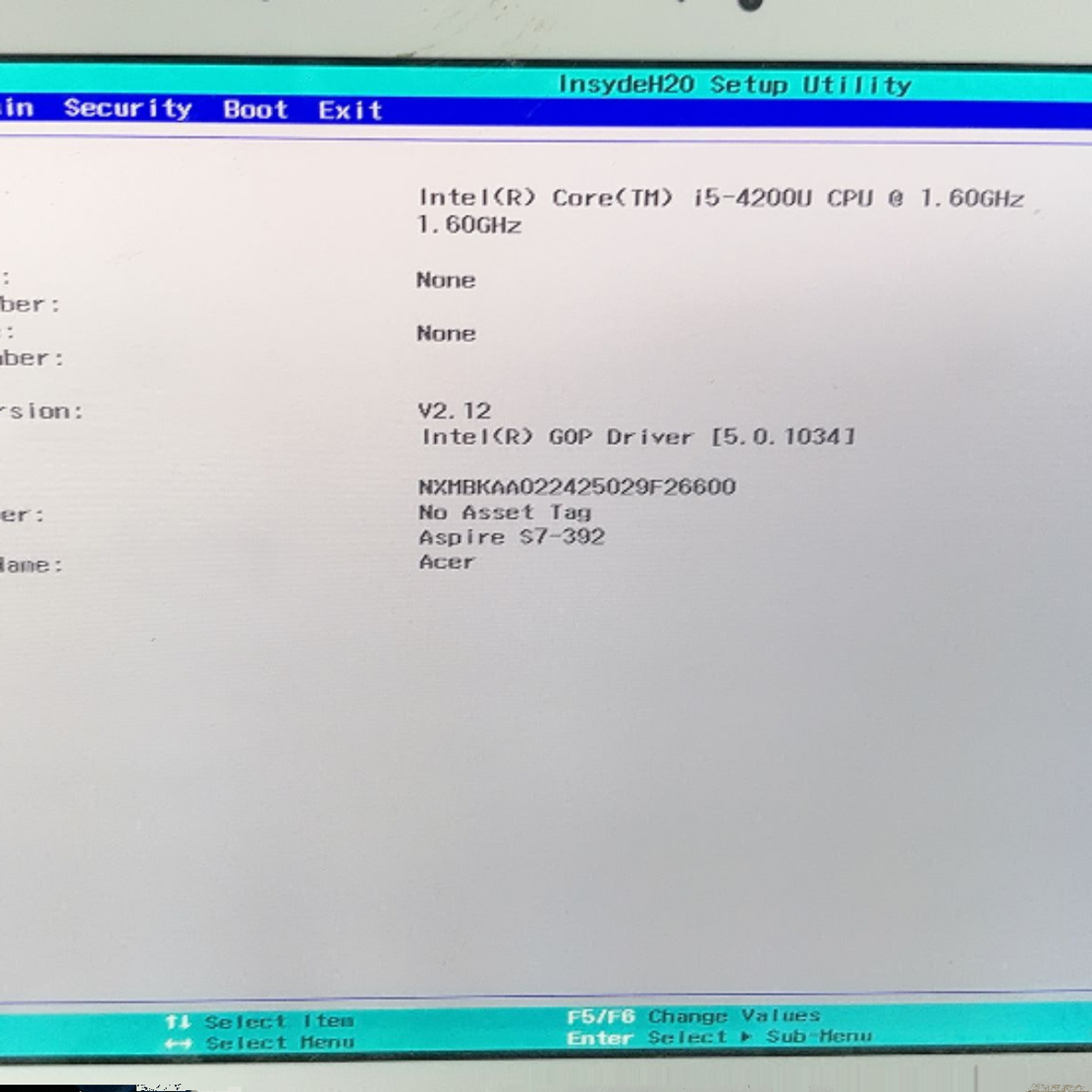 宏基笔记本屏幕蜂鸟S7-392