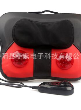 腰颈椎叩击敲打蝴蝶型按枕按靠垫红外理疗按器