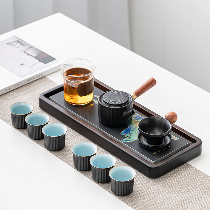 轻奢茶具套装高档泡茶器家用整套功夫茶具中式创意礼定制礼盒装