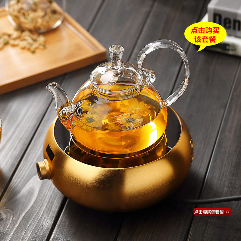 厂家耐热加厚玻璃茶壶高把压盖壶功夫茶具质量保证量大从优