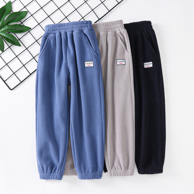 长裤摇粒绒休闲裤儿童裤子