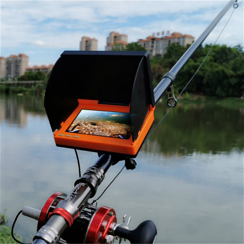 可视锚鱼竿锚鱼器高清探鱼器钓鱼水下摄像头视频锚鱼套装全套工具