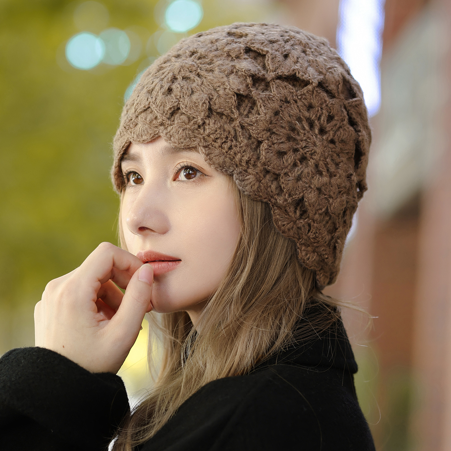 爆款，时尚百搭加厚大头围冷帽