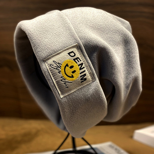 儿童帽子秋冬季保暖防寒堆堆帽2025新款时尚男孩女孩包头针织棉帽