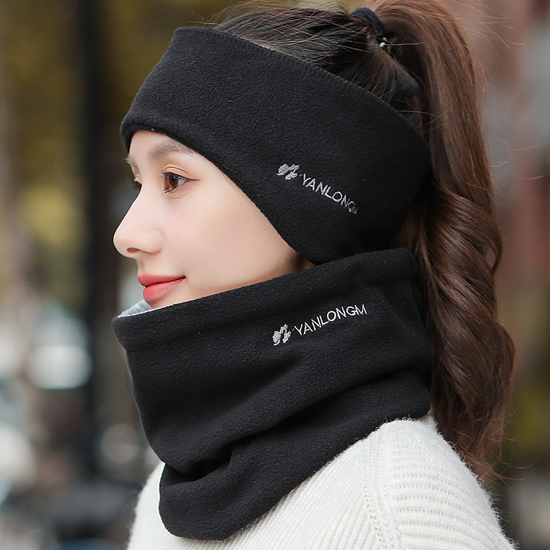 保暖洋气耳罩发带一体运动跑步