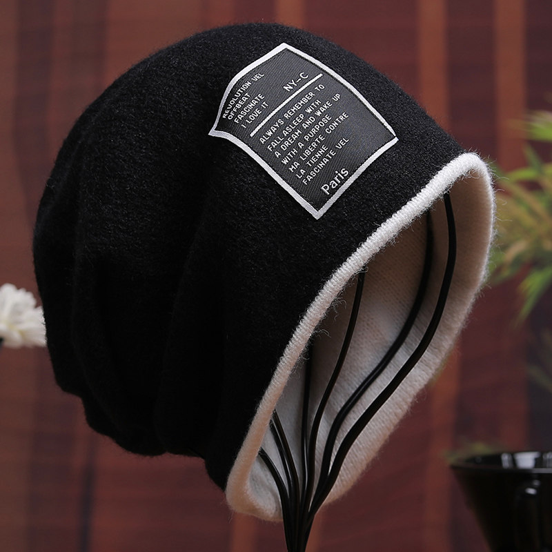 帽子女款保暖毛线线帽2025新款秋冬季大头围加厚针织帽时尚1214r