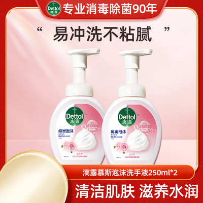 滴露慕斯泡沫抑菌洗手液250ml*2