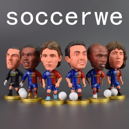 巴萨08-09赛季球员模型摆件