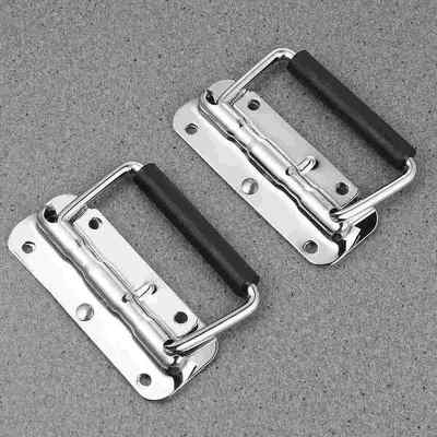 2pcs Spring Loaded Case Handle Folding Handle Cabinet