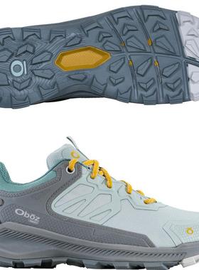 代购Oboz Katabatic女士徒步鞋防水防滑轻量户外鞋低帮系带登山鞋