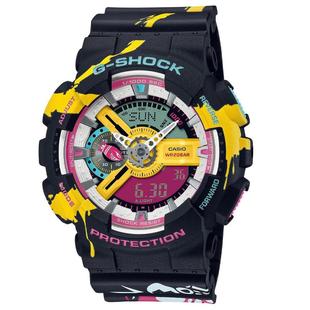 卡西欧时尚 夜光数显中性腕表 手表GA110LL Shock 新款 Casio