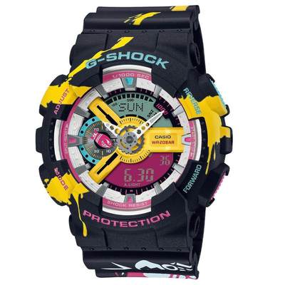 Casio G-Shock 新款卡西欧时尚手表GA110LL-1A 夜光数显中性腕表