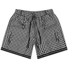 AMIRI Silk男子专柜正品 24新款 短裤 休闲裤 黑色时尚 Houndstooth